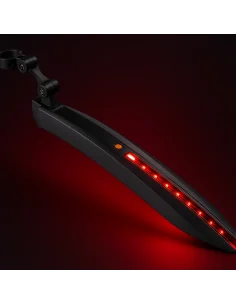 Mirage achterspatbord op zadelpen met QR en LED-strip 24-29 inch 2