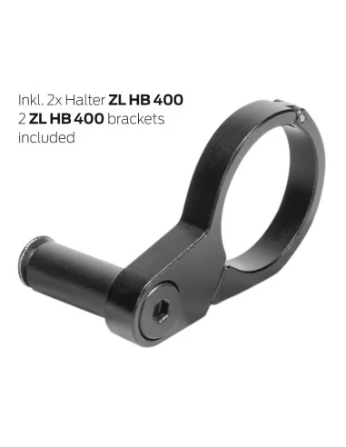 Koplamp Trelock LS 990 Lighthammer Pro voor E-bike incl. FP adapter - zwart