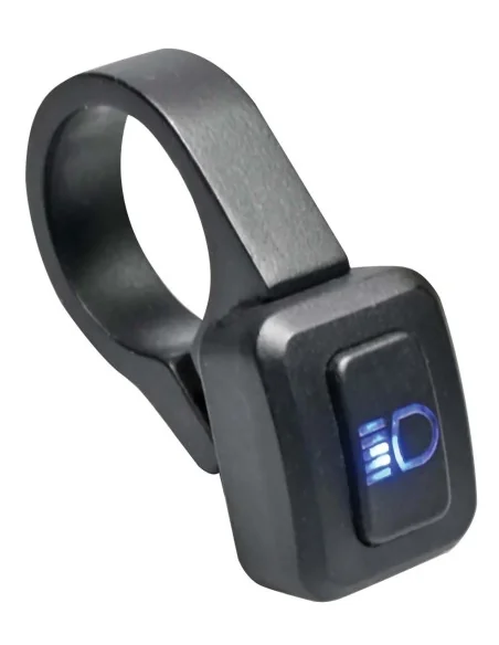 Koplamp Trelock LS 930 Lighthammer 130 lux voor E-bike incl. stuur adapter - zwart