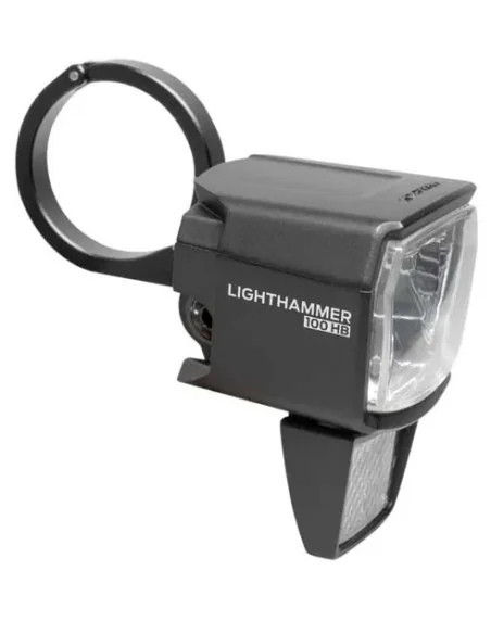 Koplamp LS 890 Lighthammer 100 voor E-bike incl. stuur adapter - zwart