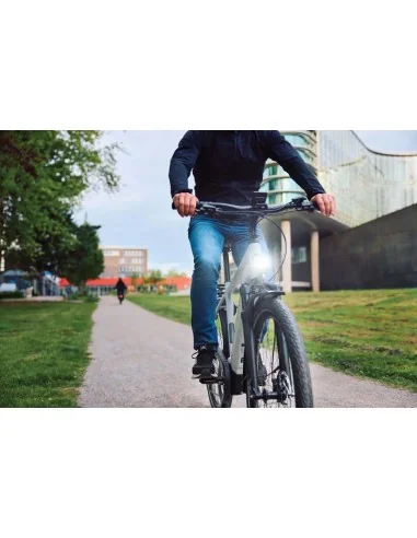 Koplamp Trelock LS 805-T Lighthammer 80 Lux voor dynamo - zwart