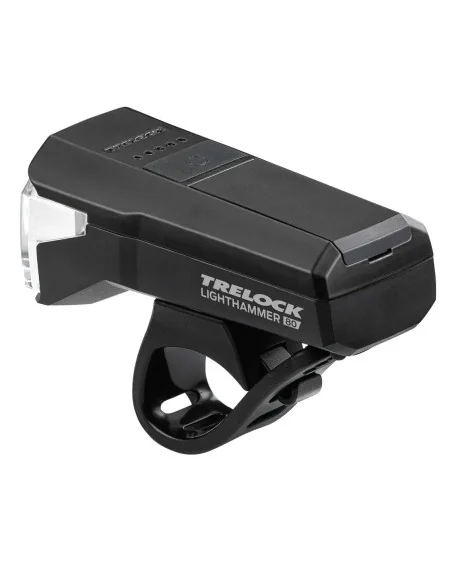 Koplamp Trelock LS 480 Lighthammer 80 lux - zwart