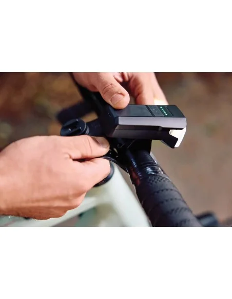 Koplamp Trelock LS 480 Lighthammer 80 lux - zwart