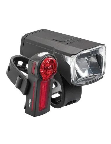 Verlichtingsset Trelock LS 440 + LS 740 USB - zwart