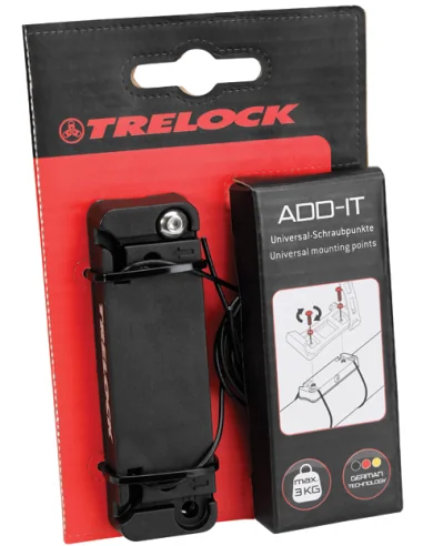 Universele adapter Trelock Add-it - zwart