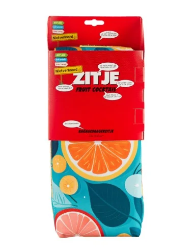 NietVerkeerd Actie pakket Zit je lekker - Fruit Cocktail - Zitje + Rugsteun + Rugsteunkussen