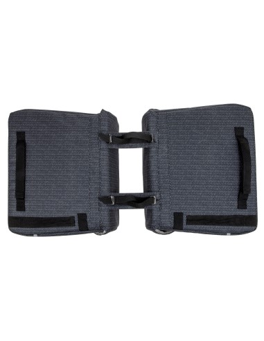 Dubbele fietstas New Looxs Mondi Joy Double - 38 liter - 39 x 18 x 32 cm (2x) - Nima Black