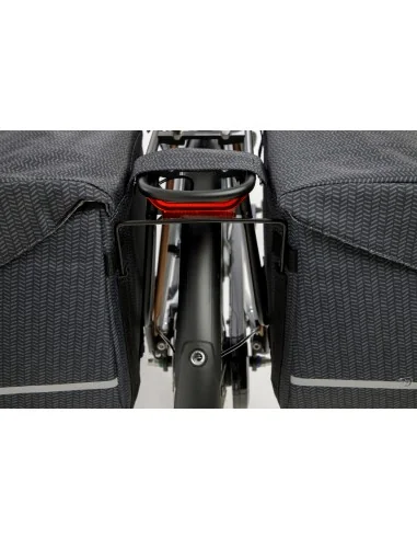 Dubbele fietstas New Looxs Mondi Joy Double - 38 liter - 39 x 18 x 32 cm (2x) - Nima Black