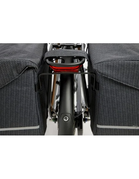 Dubbele fietstas New Looxs Mondi Joy Double - 38 liter - 39 x 18 x 32 cm (2x) - Nima Black