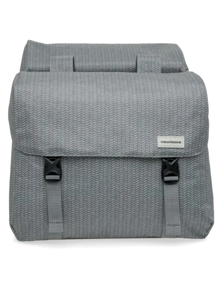 Dubbele fietstas New Looxs Mondi Joy Double - 38 liter - 39 x 18 x 32 cm (2x) - Nima Grey