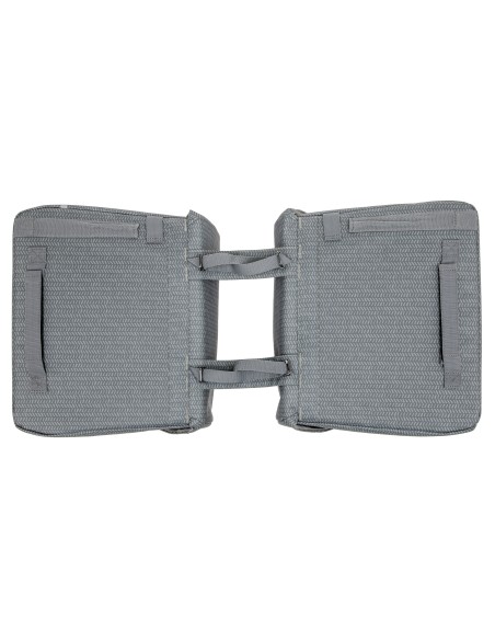 Dubbele fietstas New Looxs Mondi Joy Double - 38 liter - 39 x 18 x 32 cm (2x) - Nima Grey