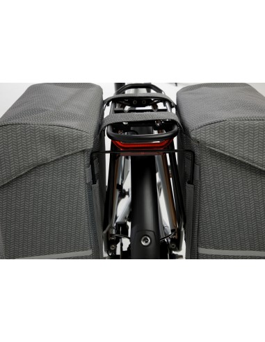 Dubbele fietstas New Looxs Mondi Joy Double - 38 liter - 39 x 18 x 32 cm (2x) - Nima Grey