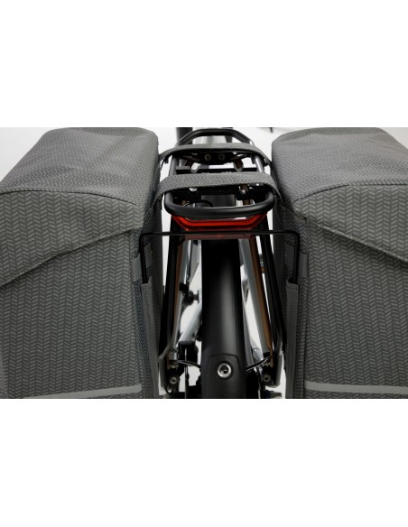 Dubbele fietstas New Looxs Mondi Joy Double - 38 liter - 39 x 18 x 32 cm (2x) - Nima Grey