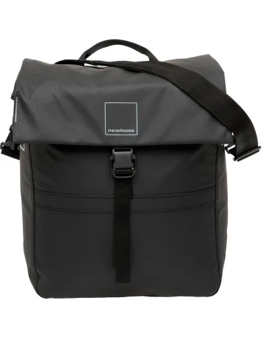 Enkele fietstas New Looxs Leeds Single - 19 liter - 33 x 18 x 38 cm - Black