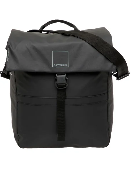 Enkele fietstas New Looxs Leeds Single - 19 liter - 33 x 18 x 38 cm - Black