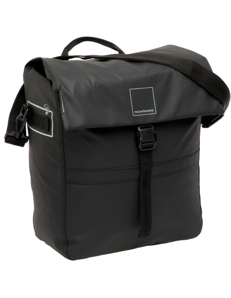 Enkele fietstas New Looxs Leeds Single - 19 liter - 33 x 18 x 38 cm - Black
