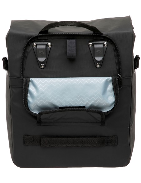 Enkele fietstas New Looxs Leeds Single - 19 liter - 33 x 18 x 38 cm - Black