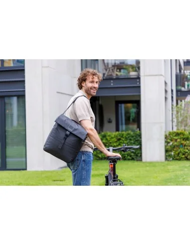 Enkele fietstas New Looxs Leeds Single - 19 liter - 33 x 18 x 38 cm - Black