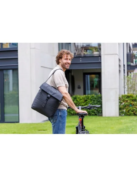 Enkele fietstas New Looxs Leeds Single - 19 liter - 33 x 18 x 38 cm - Black