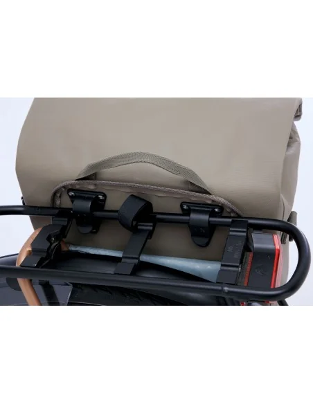 Enkele fietstas New Looxs Leeds Single - 19 liter - 33 x 18 x 38 cm - Taupe