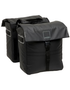 Dubbele fietstas New Looxs Leeds Double - 38 liter - 33 x 18 x 38 cm (2x) - Black