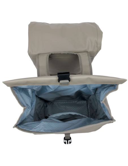 Dubbele fietstas New Looxs Leeds Double - 38 liter - 33 x 18 x 38 cm (2x) - Taupe