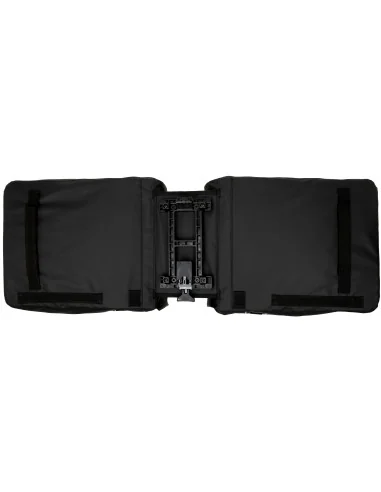Dubbele fietstas New Looxs Leeds Double MIK 2.0 - 38 liter - 33 x 18 x 38 cm (2x) - Black