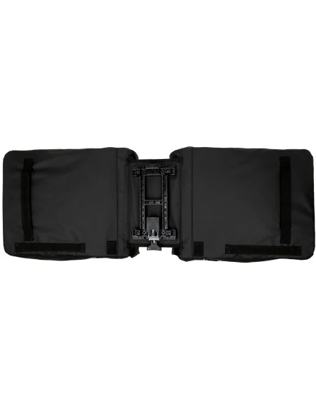 Dubbele fietstas New Looxs Leeds Double MIK 2.0 - 38 liter - 33 x 18 x 38 cm (2x) - Black