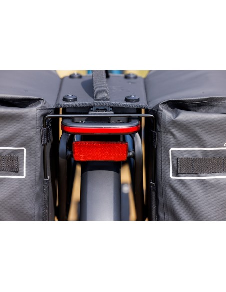 Dubbele fietstas New Looxs Leeds Double MIK 2.0 - 38 liter - 33 x 18 x 38 cm (2x) - Black