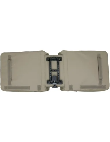 Dubbele fietstas New Looxs Leeds Double MIK 2.0 - 38 liter - 33 x 18 x 38 cm (2x) - Taupe