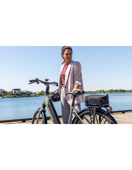 Bagagedragertas New Looxs Trunkbag Lock - 4,5 liter - 30 x 13 x 12 cm - Black