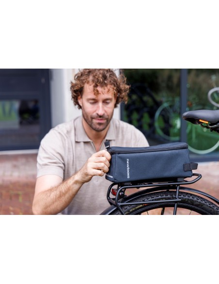 Bagagedragertas New Looxs Trunkbag Lock - 4,5 liter - 30 x 13 x 12 cm - Black