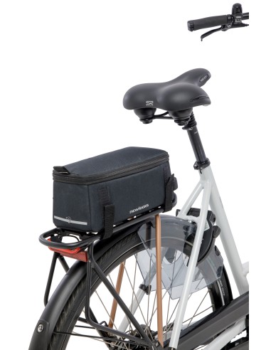 Bagagedragertas New Looxs Trunkbag Lock - 4,5 liter - 30 x 13 x 12 cm - Black