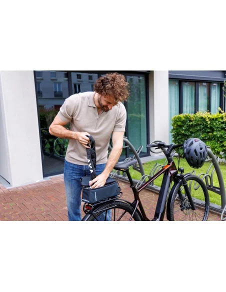 Bagagedragertas New Looxs Trunkbag Lock MIK 2.0 - 4,5 liter - 30 x 13 x 12 cm - Black