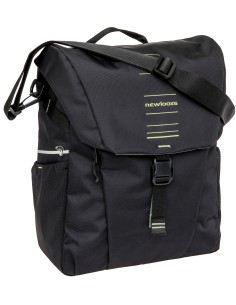 Enkele fietstas New Looxs Vigo Single - 20 liter - 30 x 19 x 40 cm - Black-Green