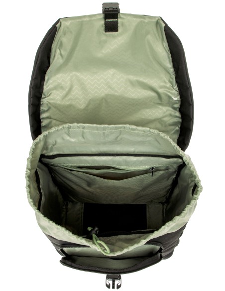 Enkele fietstas New Looxs Vigo Single - 20 liter - 30 x 19 x 40 cm - Black-Green