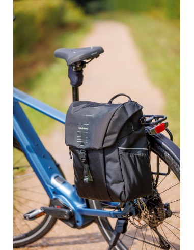 Enkele fietstas New Looxs Vigo Single - 20 liter - 30 x 19 x 40 cm - Black-Green