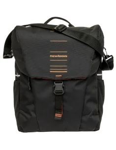 Enkele fietstas New Looxs Vigo Single - 20 liter - 30 x 19 x 40 cm - Black-Orange 2