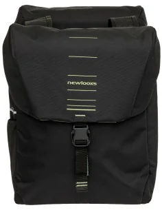 Dubbele fietstas New Looxs Vigo Double - 40 liter - 30 x 19 x 40 cm (2x) - Black-Green 2