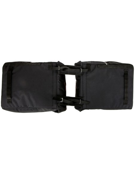 Dubbele fietstas New Looxs Vigo Double - 40 liter - 30 x 19 x 40 cm (2x) - Black-Orange