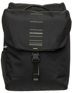 Dubbele fietstas New Looxs Vigo Double MIK 2.0 - 40 liter - 30 x 19 x 40 cm (2x) - Black-Green 2