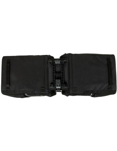 Dubbele fietstas New Looxs Vigo Double MIK 2.0 - 40 liter - 30 x 19 x 40 cm (2x) - Black-Green