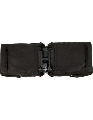 Dubbele fietstas New Looxs Vigo Double MIK 2.0 - 40 liter - 30 x 19 x 40 cm (2x) - Black-Orange