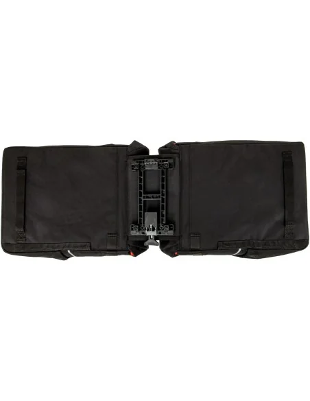 Dubbele fietstas New Looxs Vigo Double MIK 2.0 - 40 liter - 30 x 19 x 40 cm (2x) - Black-Orange