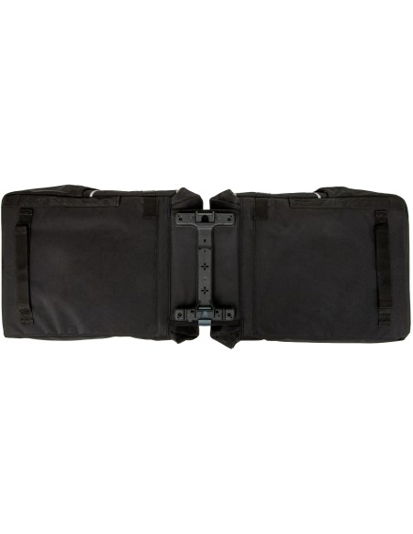 Dubbele fietstas New Looxs Vigo Double RackTime 2.0 - 40 liter - 30 x 19 x 40 cm (2x) - Black-Green