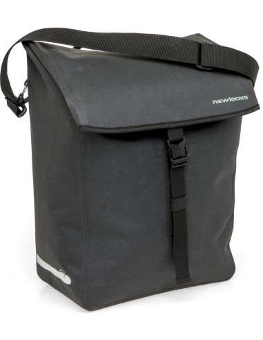 Enkele fietstas New Looxs Hamar Single - 19 liter - 32 x 16 x 40 cm - Anthracite