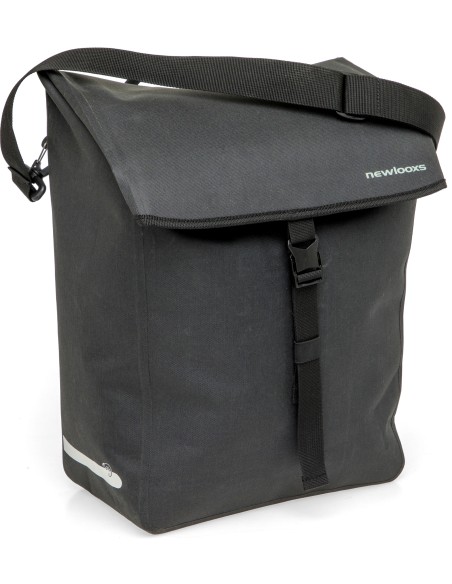 Enkele fietstas New Looxs Hamar Single - 19 liter - 32 x 16 x 40 cm - Anthracite
