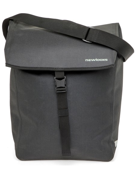 Enkele fietstas New Looxs Hamar Single - 19 liter - 32 x 16 x 40 cm - Anthracite