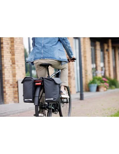 Enkele fietstas New Looxs Hamar Single - 19 liter - 32 x 16 x 40 cm - Anthracite