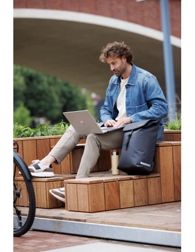 Rugzak New Looxs Hamar Backpack - 20 liter - 30 x 15 x 44 cm - Anthracite